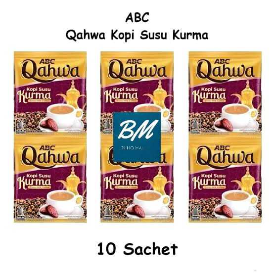 

ABC Kopi Susu Kurma 1 Renceng ( isi 10 Sachet )