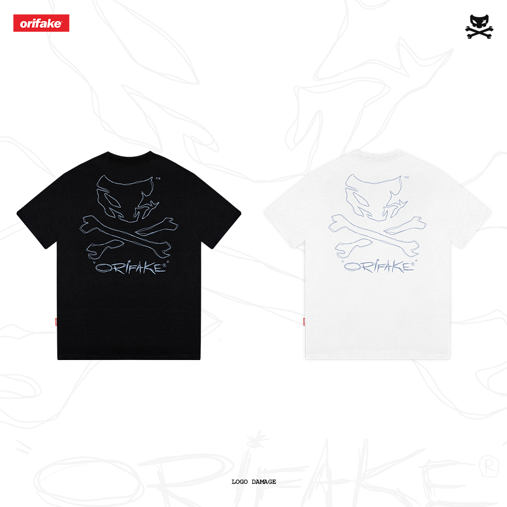 Orifake -T-shirt Logo Damage 200gsm