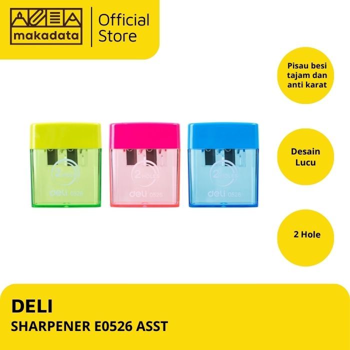 

SHARPENER / RAUTAN / SERUTAN DELI E0526 (1 PCS) MURAH