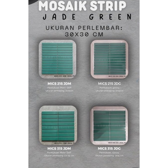 Gratis Mosaik Keramik Lantai Dinding Backsplash motif stripes GarisGaris