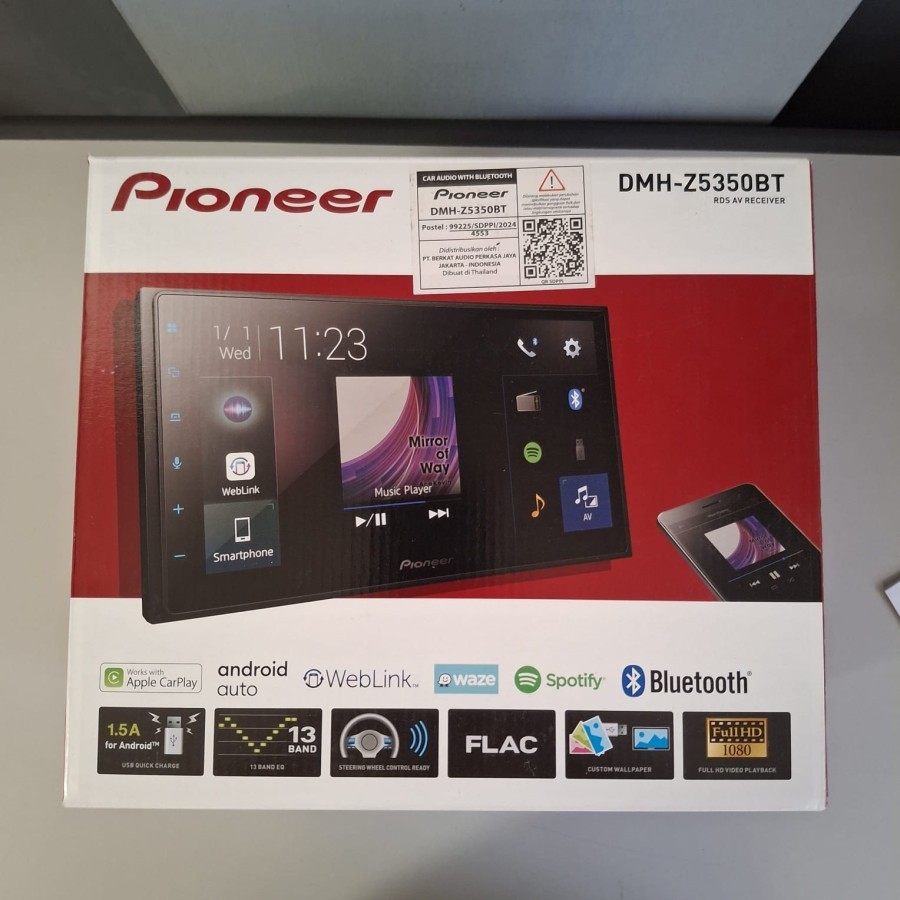 Pioneer DMH-Z5350BT / Z5350BT / Z5350 Head Unit Double Din Tape Mobil