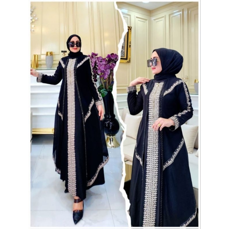 gamis abaya payet / gamis arabian abaya