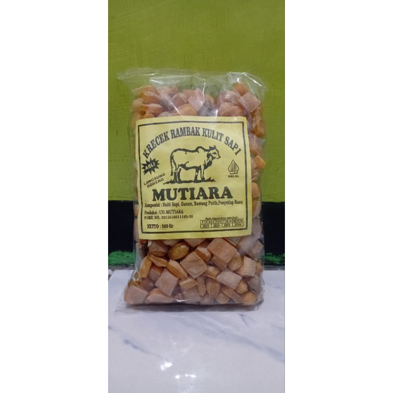 

krecek rambak kulit sapi stik dadu