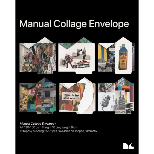 

Manual Collage Envelope" by Dramatix // amplop THR // amplop lebaran