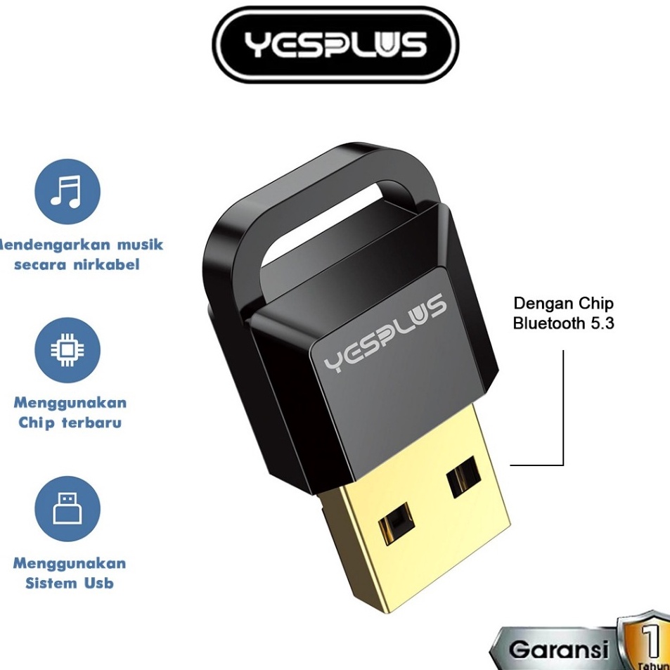 Gratis Receiver Wireless Bluetooth 53 YESPLUS YS62 M USB Bluetooth Audio Dengan Wireles Audio