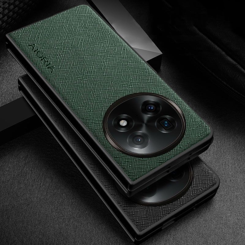 OPPO FIND N5 /  FIND N3 / FIND N3 FLIP / FIND N2 FLIP SOFT CASE CANVAS CROSS PATTERN