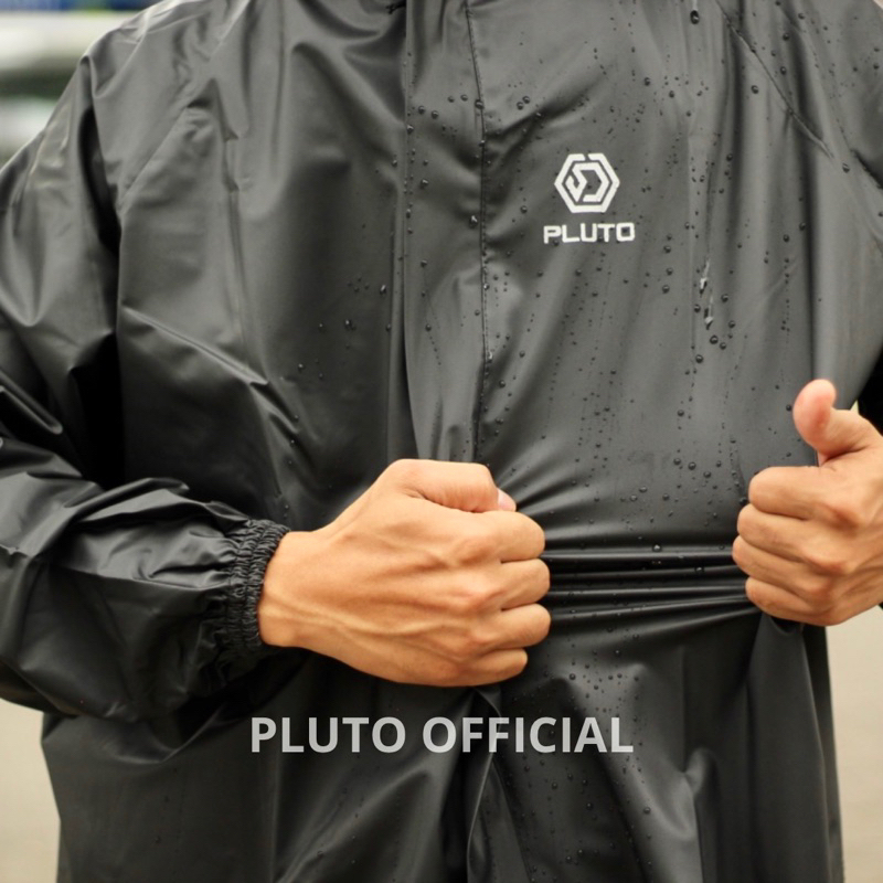 RAR Jas Hujan Raincoat Merek PLUTO Jas Hujan Setelan Wanita Dan Pria Dewasa Jumbo Jas Hujan Anti