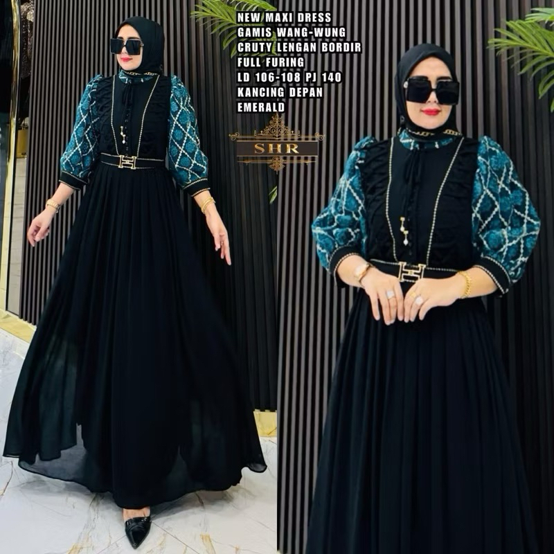 SULTANAH DRESS VARIAN TERBARU DRESS ORIGINAL SHR