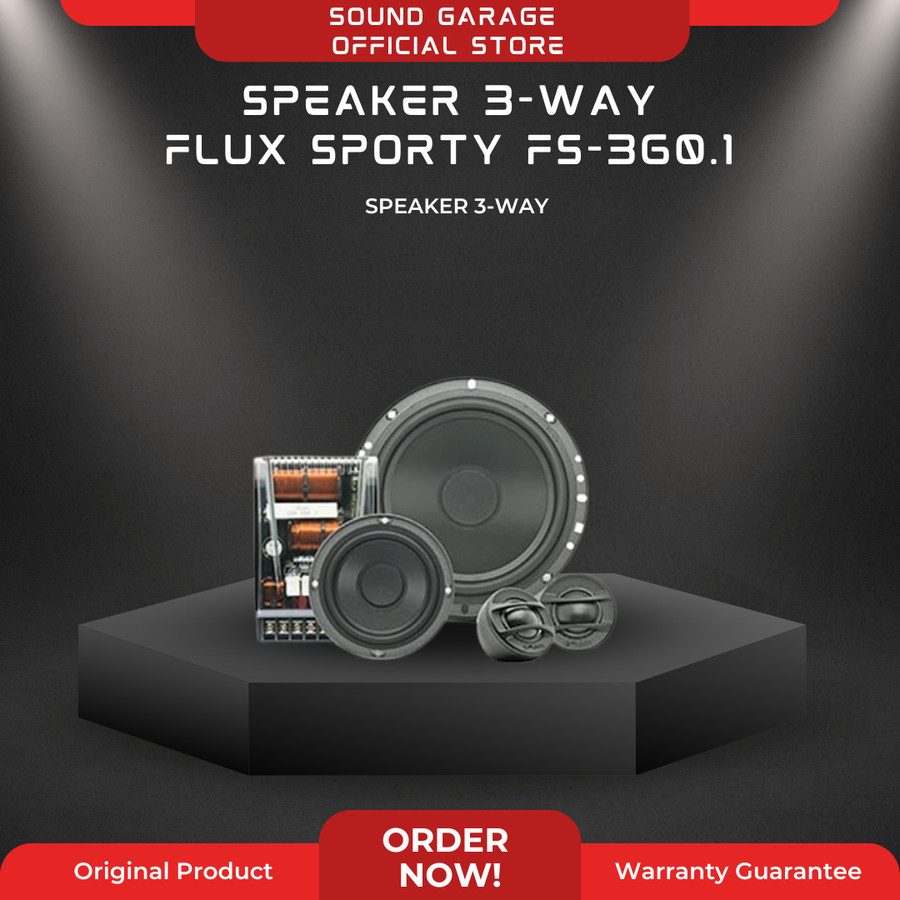 SPEAKER 3-WAY 3WAY FLUX SPORTY SERIES FS-360.1