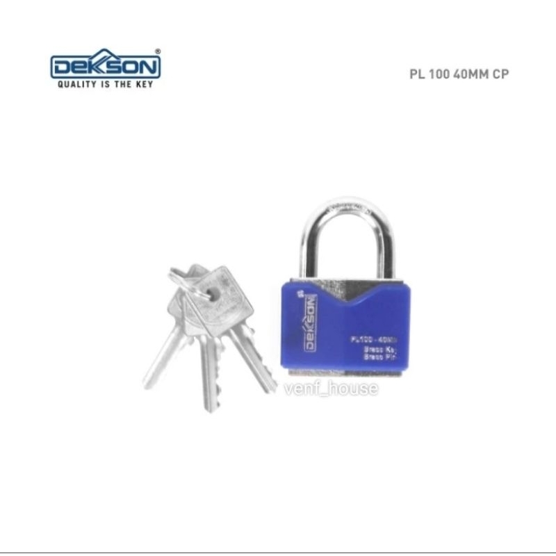 Gembok / Padlock Dekkson PL100 CP *