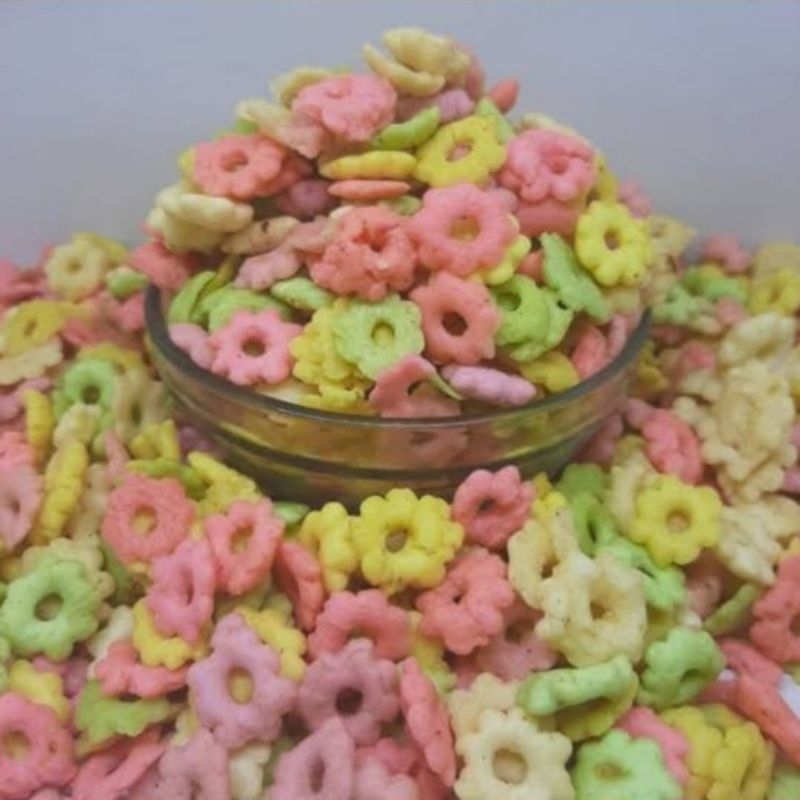 

Keripik Sakura Warna | Jajanan Jadul Sakura Warna Warni