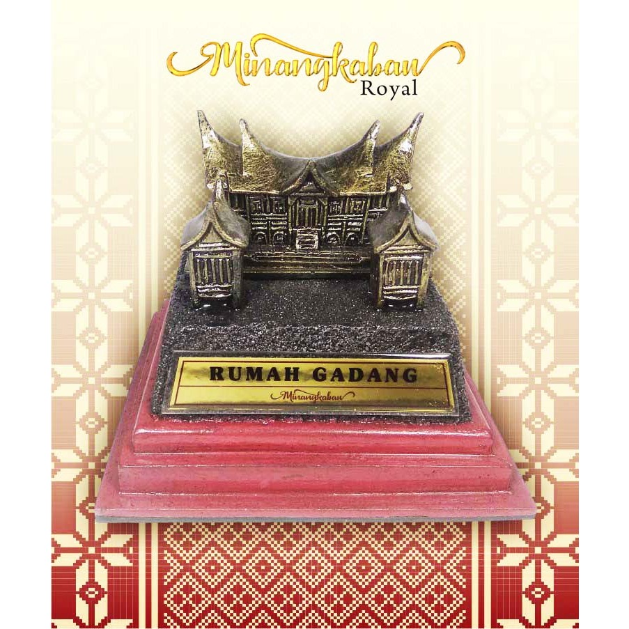 Miniatur Rumah Gadang