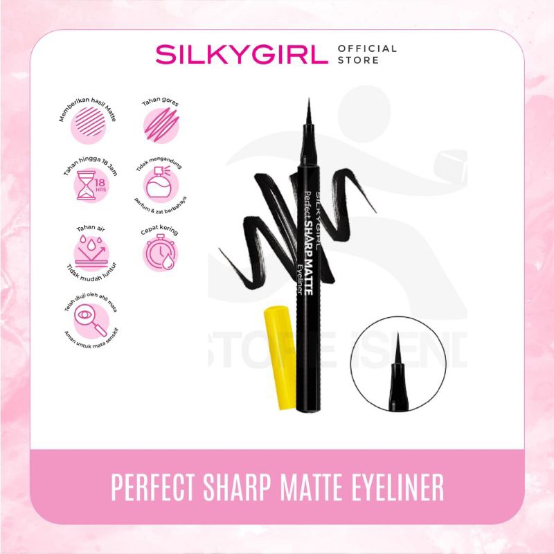 SilkyGirl Eyeliner Perfect Sharp Matte Eyeliner