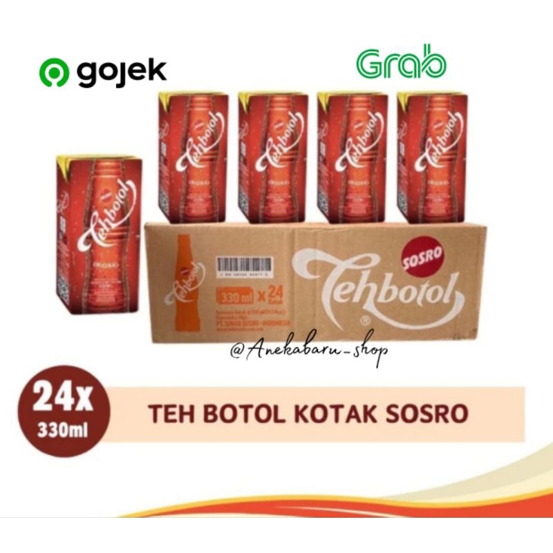 

( 1 DUS / 24 PCS ) TEH KOTAK SOSRO 330ml