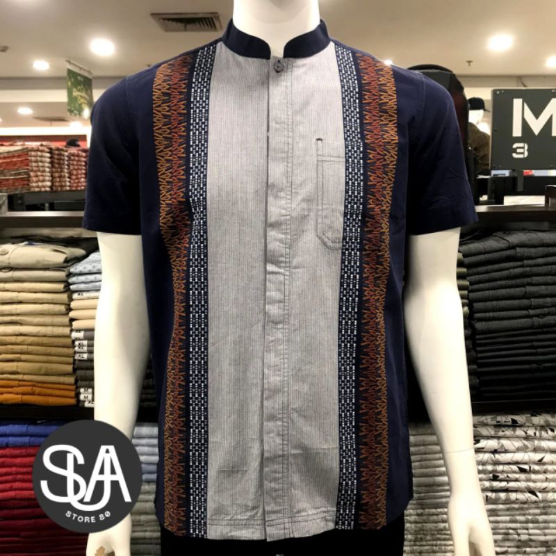 BAJU KOKO PRIA LENGAN MOTIF GIANI GRACIO G71305 011 02 02