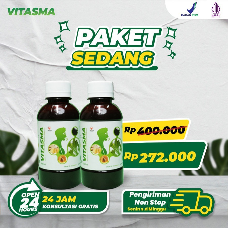 

Paket 2 Botol Vitasma - Madu Herbal - Bantu Masalah Pernapasan dan Paru