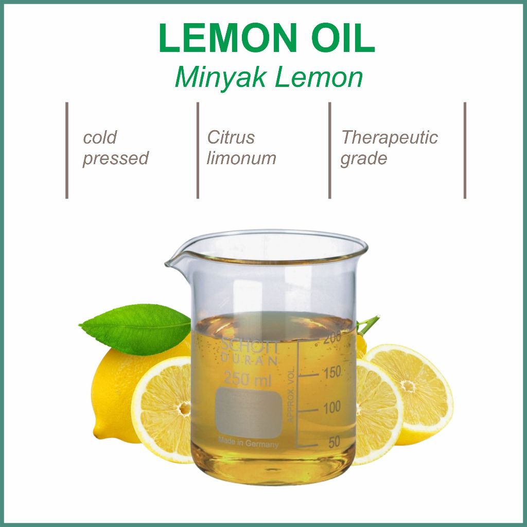 

1liter lemon oil minyak lemon jeruk essential diffuser aromatherapy murni 250ml 500ml 1L