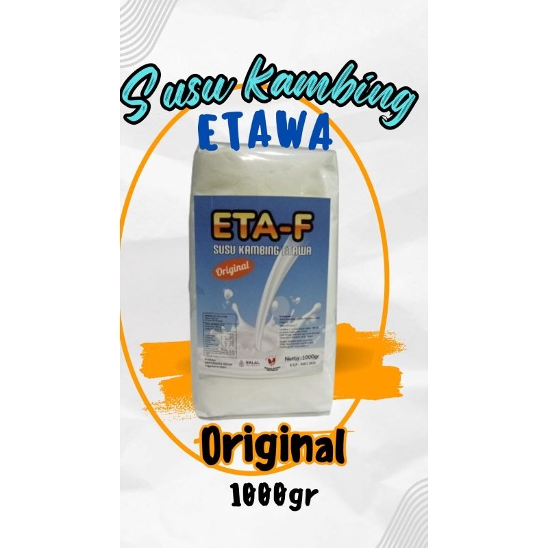 

NEW!!! ETA-F Susu Kambing Etawa Original 1000gr