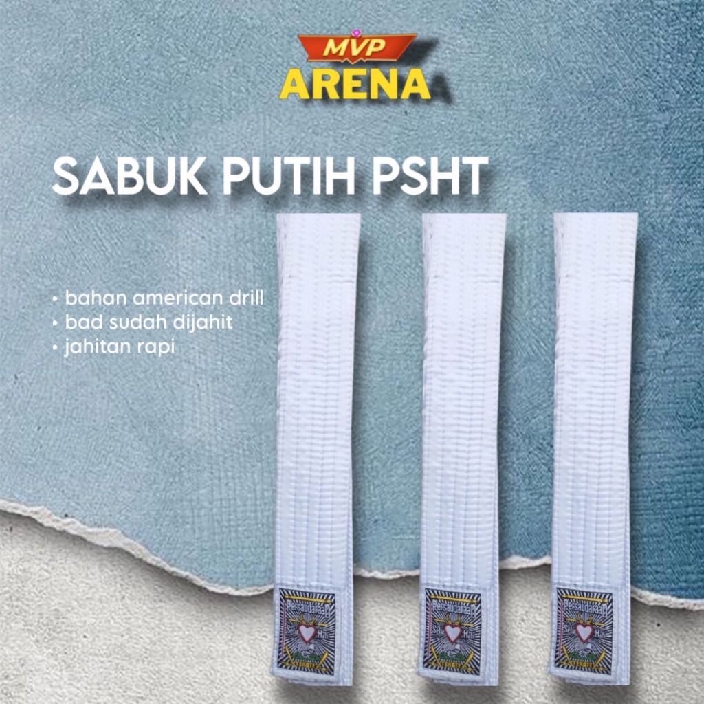 SABUK PUTIH PSHT SISWA / Sabuk Putih Psht