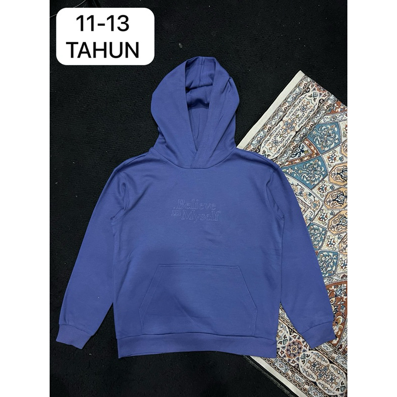POLHAM 11-13 TAHUN HOODIE ANAK SECOND