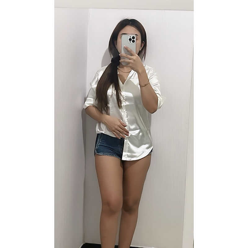 kemeja satin | Preloved