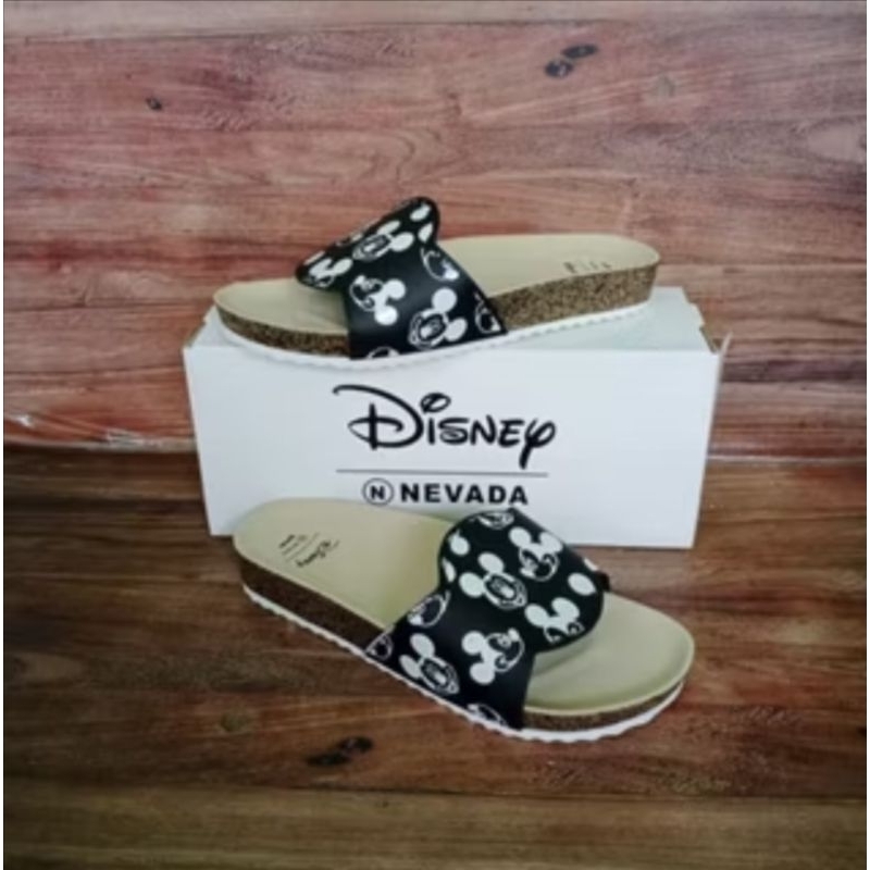 Sandal Disney Nevada Original/Sandal Slide Disney Nevada/Sandal Wanita Selop terbaru