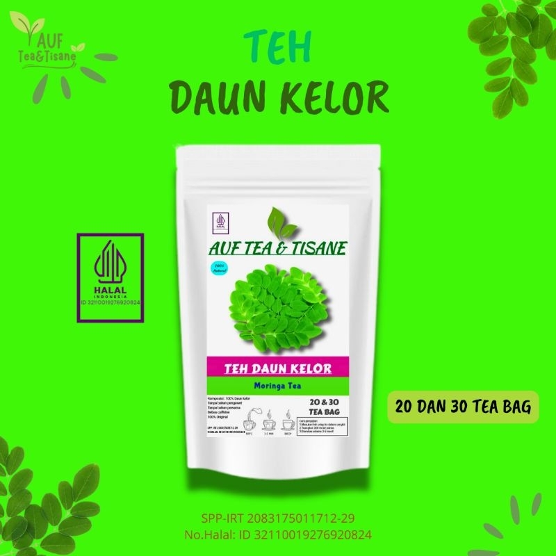 

TEH DAUN KELOR/MORINGA TEA,ISI 20 DAN 30 TEA BAG(TEH CELUP)