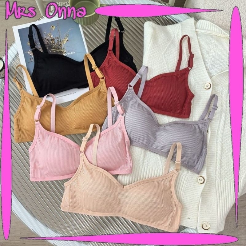ONNA Bra Wanita Tanpa Kawat Push Up Bra Sexy Model Korea Fashion BRA102