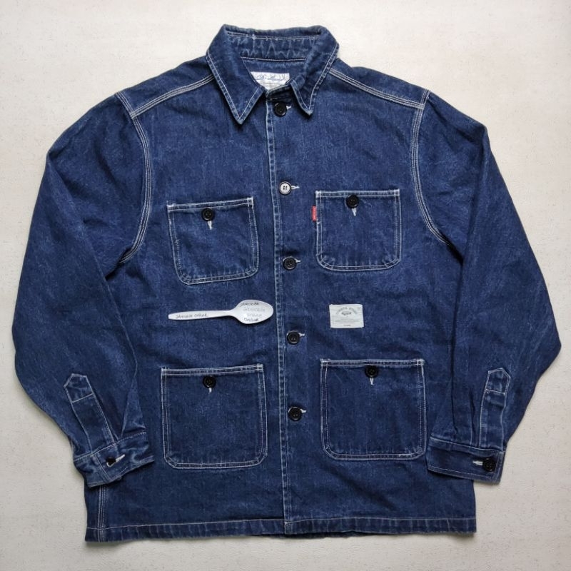 D-LAND denim chore jacket size fit XL