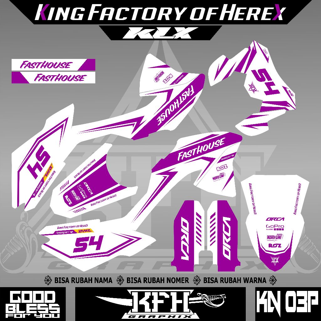 DECAL STIKER STICKER KLX 150 G - KLX 150 L - KLX 150 BF EXTREME - KLX 150 BF SE - KLX 150 BF SE EXTR