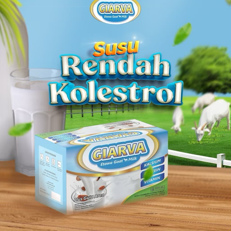 

Susu Kambing Etawa Giarva Gula Aren Grade A Kandungan Susu 75% Original Terbaik Enak Asli