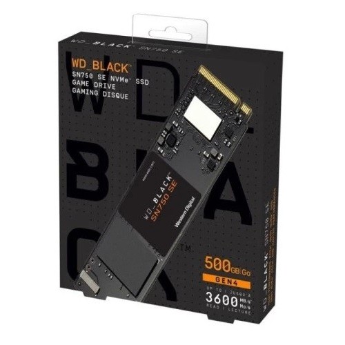WD Black SN750 SE NVMe SSD 500GB / Gaming SSD
