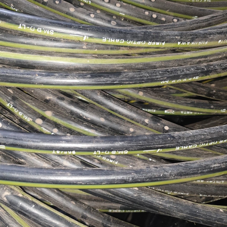 Kabel Fiber Optik FO single mode kapasitas 96 core 12 tube type duct (1 METER)