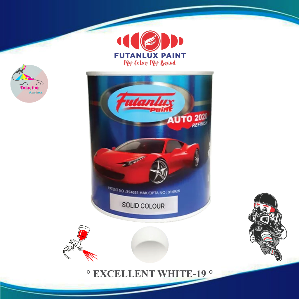 CAT DUCO FUTANLUX EXCELLENT WHITE-19 CAT MOBIL MERK FUTANLUX 1LITER REPACK