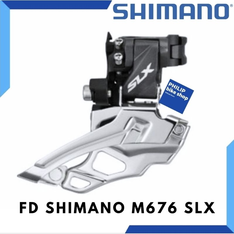 FD Shimano M676 SLX Front Derailleur Sepeda