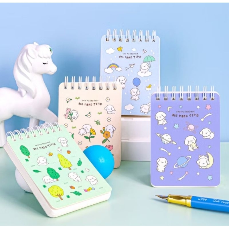 

Spiral Notebook / Buku Tulis Buku Catatan Spiral Mini Pocket Size A7 S025