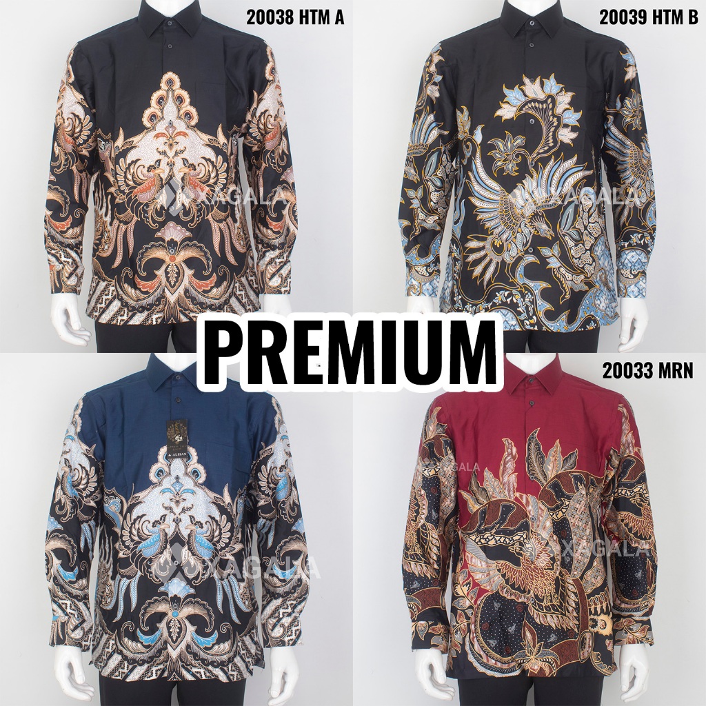 PREMIUM KEMEJA BATIK ALISAN PREMIUM SLIMFIT LENGAN PANJANG