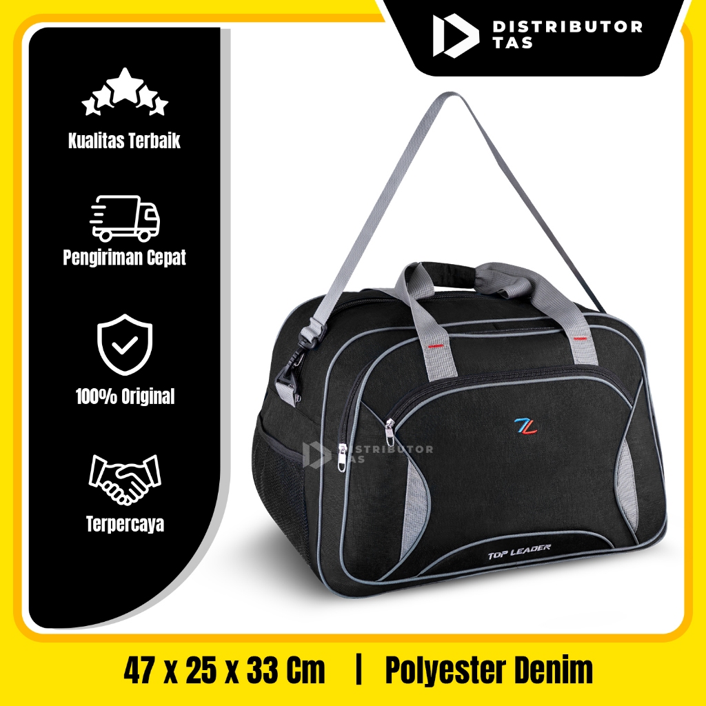 Travel Bag Tas Pakaian 40Litter Tas Jinjing Pria Top Leader Jumbo Original Import -DistributorTas