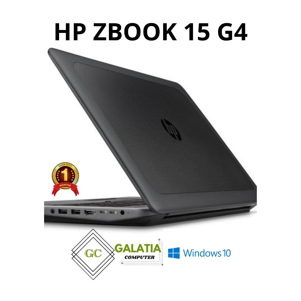 Laptop Hp ZBook 15 G4 Core i7 7700HQ Ram ddr4 16gb Ssd 512gb Vga Quadro M620 2gb free tas