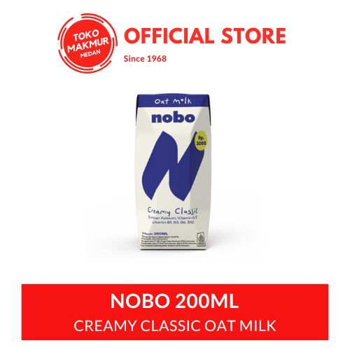 

NOBO UHT OAT MILK CREAMY CLASSIC 200 ML