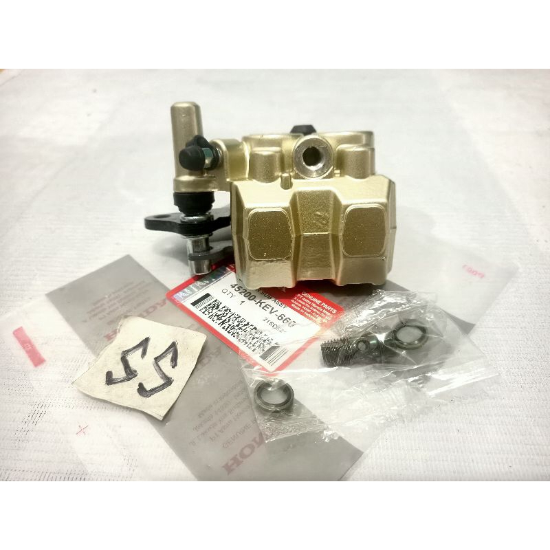 KALIPER CALIPER ASSY CAKRAM DEPAN PALA BABI SUPRA X LAMA SUPRA FIT OLD SUPRA X BATMAN KODE KEV