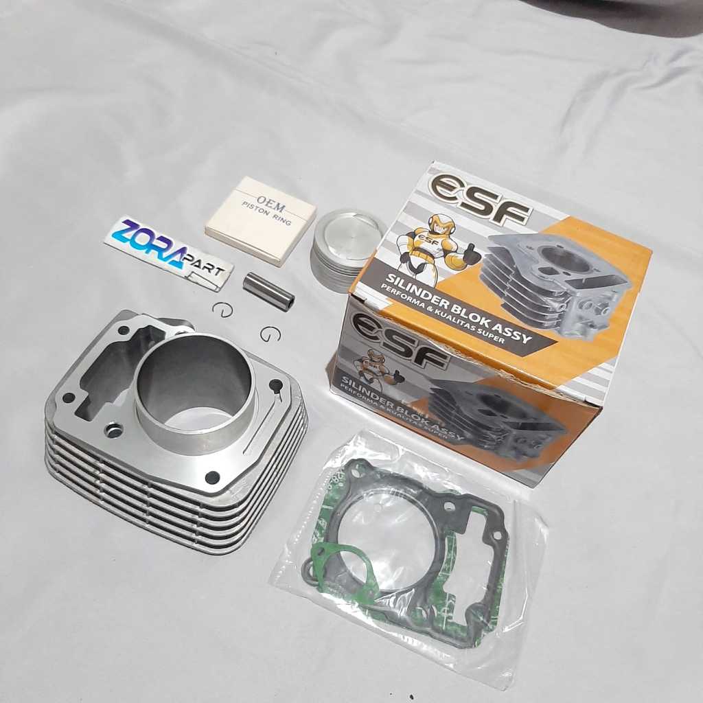 Blok Seher Boring Set Bore Up Yamaha MegaPro New Verza Bore Up 64,5 MM ESF