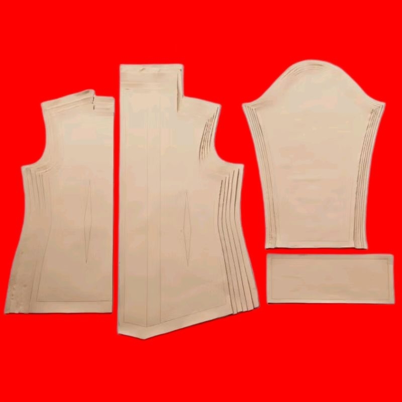 POLA KEBAYA KUTUBARU (BERISI 6 UKURAN)