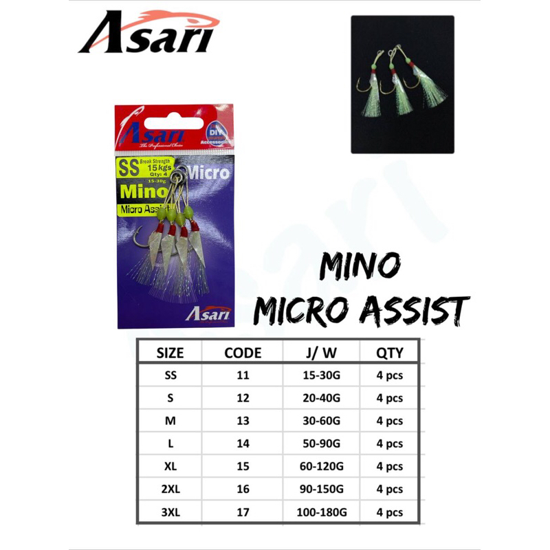 Assist Hook ASARI MINO MICRO ASSIST