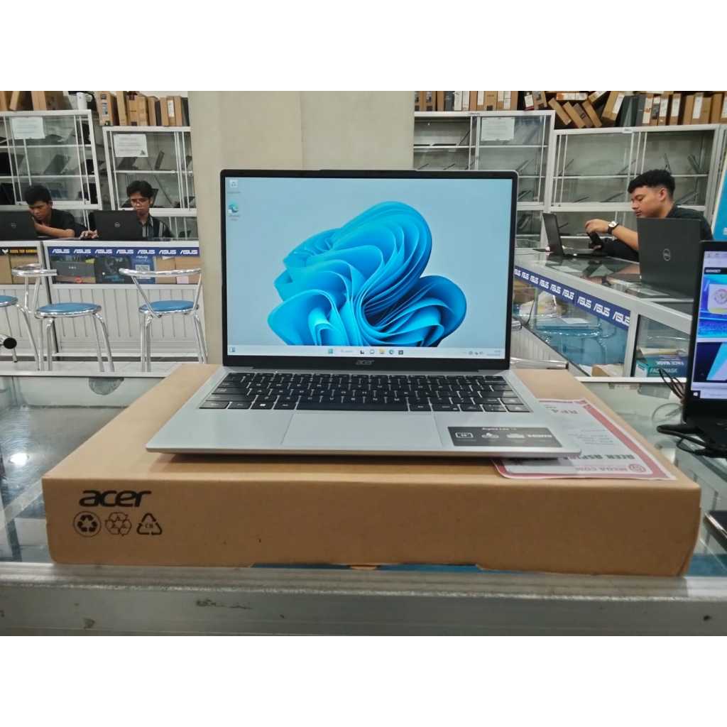 Laptop Baru Acer Aspire AL14-31P Intel N100 RAM 8 GB SSD 512GB 14" FHD