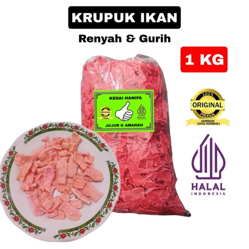 

KRUPUK IKAN ( 1 KG , 1/2 KG & 1/4 KG )