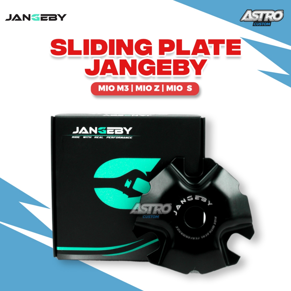 Sliding Plate Mio M3 Mio Z Mio S Fine Black Tutup Rumah Roller 2SX Jangeby Tutup Cover CVT Racing