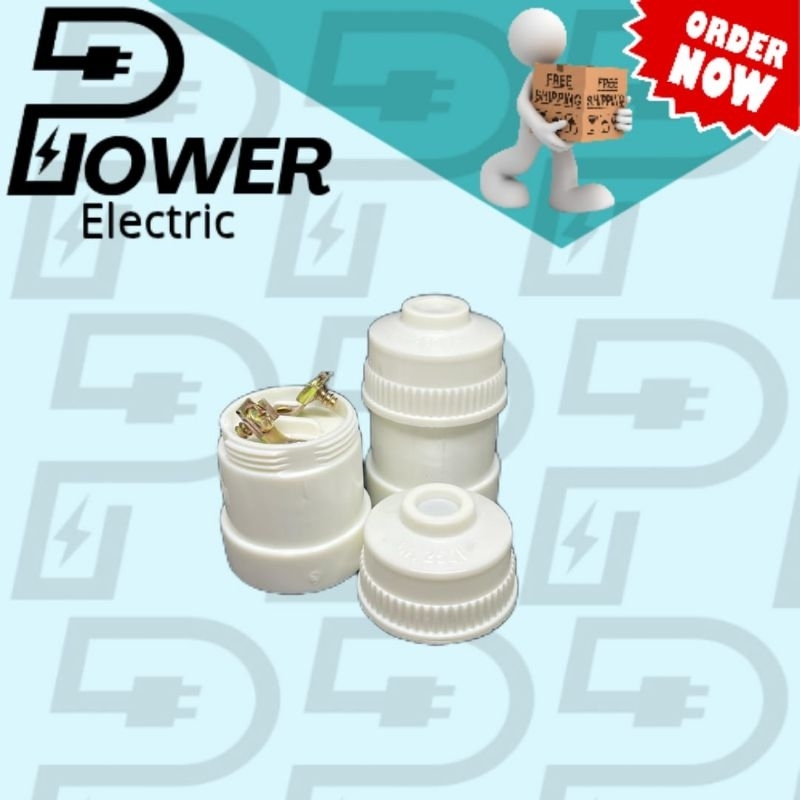 Fitting Gantung WN Model Broco Terminal Kuningan Putih SNI