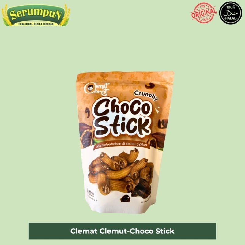 

Clemat Clemut-Choco Stick | Choco Stick | Choco Stick Crunchy | Snack Cokelat | Makanan Ringan