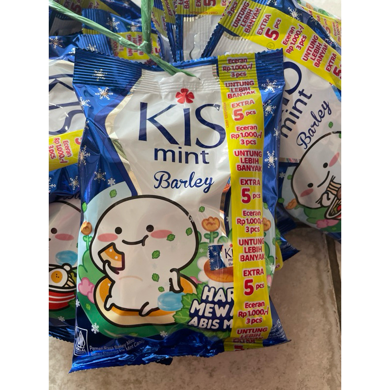 

Kis Mint biru 1 bungkus isi 50pcs